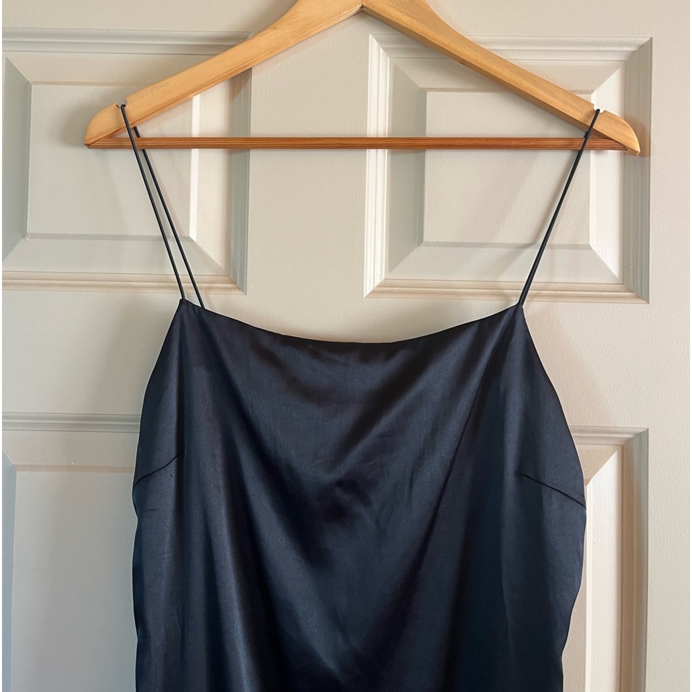 Charlie Holiday Black Slip Dress size small